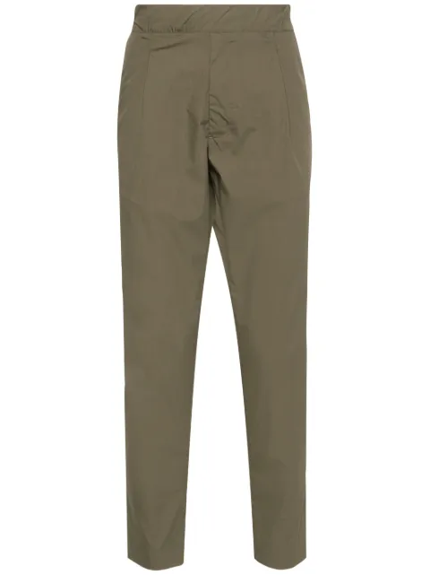 Low Brand poplin pleated tapered trousers Green L1PSS246747