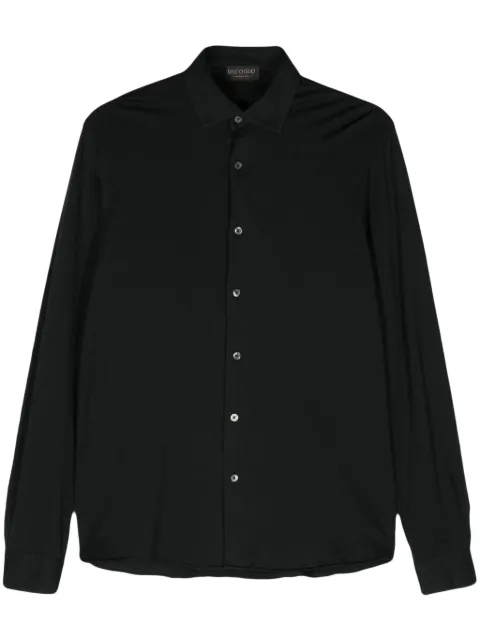 Dell'oglio button-up cotton shirt Black CAMLBASJERVIN