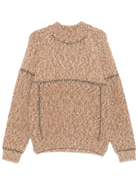 Henrik Vibskov Stitch sweater Brown AW24STUDM701