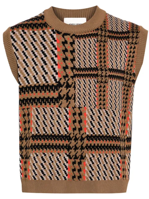 Henrik Vibskov Dusk vest Brown AW24STUDM706