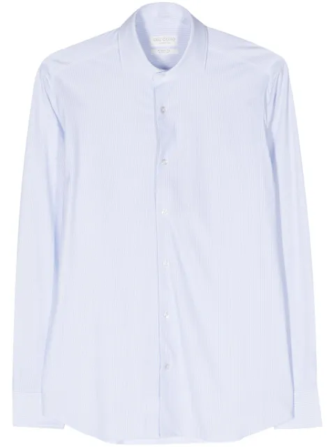 Dell'oglio striped classic-collar shirt Blue AR24SR11CANES02