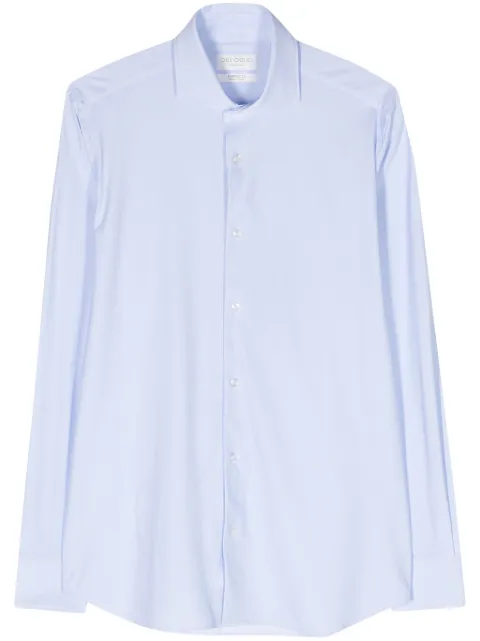 Dell'oglio striped classic-collar shirt Blue AR24SR11CANEP05