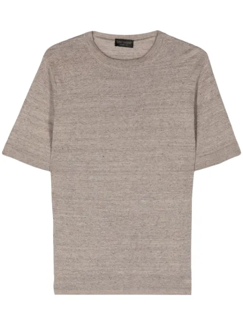 Dell'oglio crew-neck speckle-knit T-shirt Neutrals TS0MCLC14R
