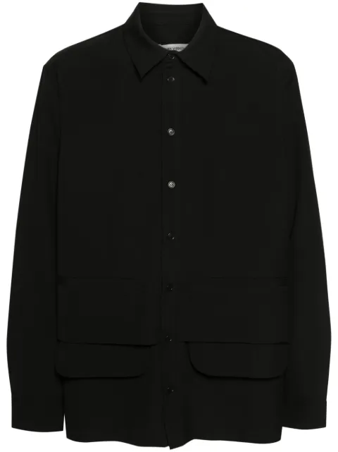 Henrik Vibskov Ants layered shirt Black AW24STUDM203