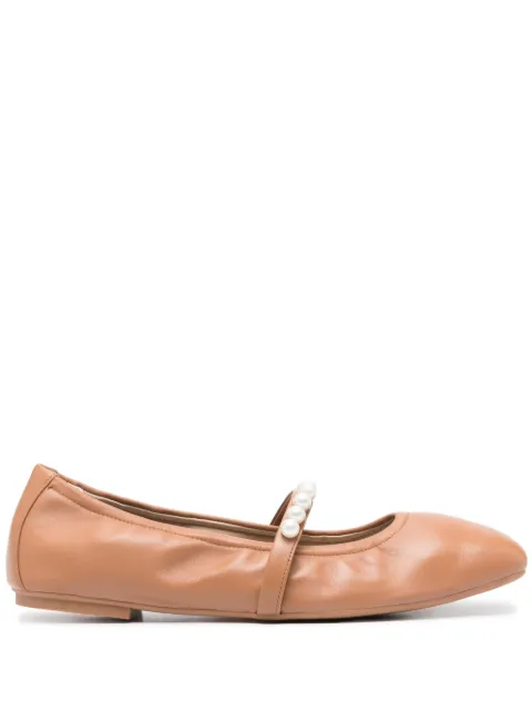 Stuart Weitzman Goldie ballerina shoes Brown SF896LAR