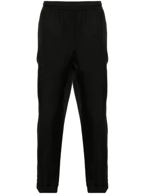 Neil Barrett pressed-crease tapered trousers Black MY30635BY032