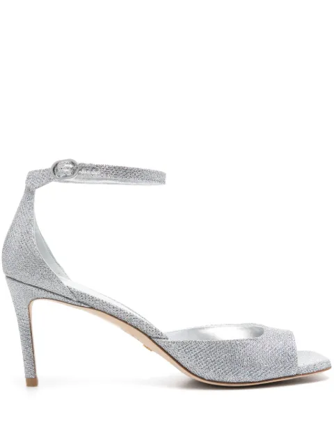 Stuart Weitzman Nudistia 85mm sandals Silver SH998NEN
