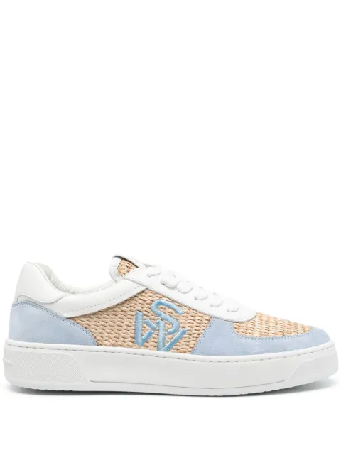 Stuart Weitzman Courtside panelled sneakers Blue SI011SFL