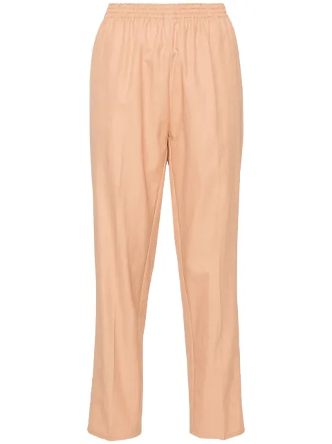 Forte Forte textured tapered trousers Neutrals 12320
