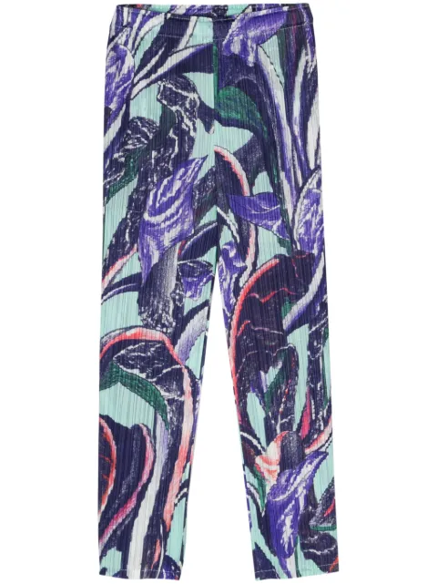 Pleats Please Issey Miyake Tardivo pleated trousers Purple PP46JF694