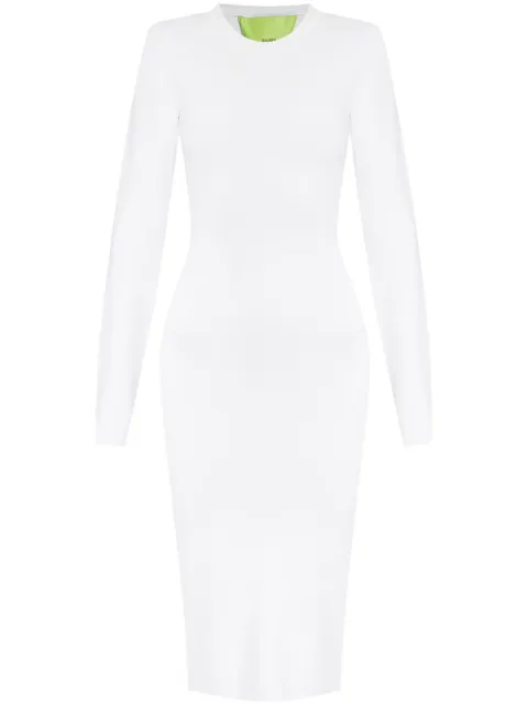 GAUGE81 Huela fine-knit midi dress White 22412