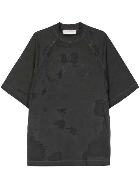1017 ALYX 9SM distressed short-sleeve T-shirt Grey AAUTS0464FA01