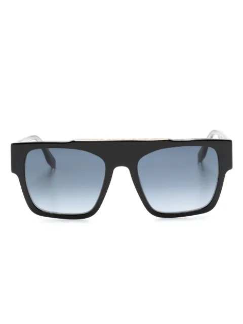 Marc Jacobs Eyewear logo-print square-frame sunglasses Black MARC757S