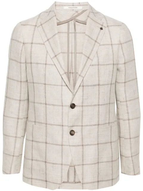 Tagliatore check-pattern blazer Neutrals 1SMC22K520011W