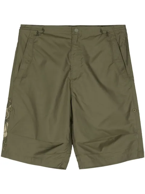 Maharishi embroidered-motif shorts Green 5099MAHATIGEROLV