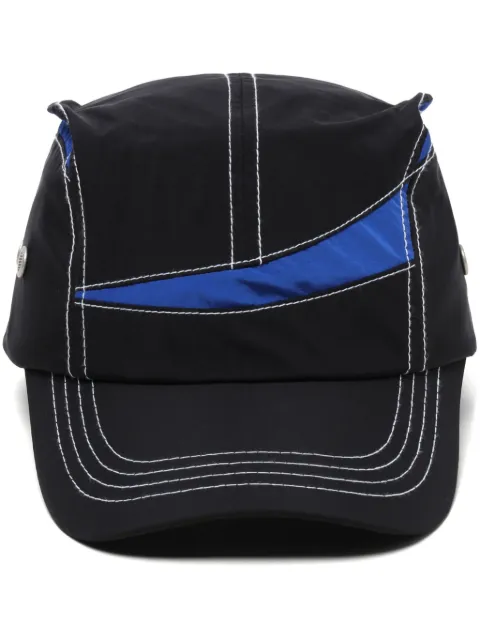 Ader Error colour-block panelled cap Black BN01SSHW0202BK
