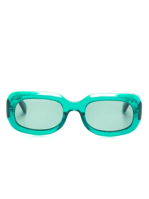 Longchamp rectangle-frame sunglasses Green LO716S