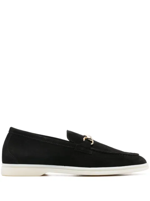 Scarosso Lilia suede loafers Black LILIALOAFBLASUED