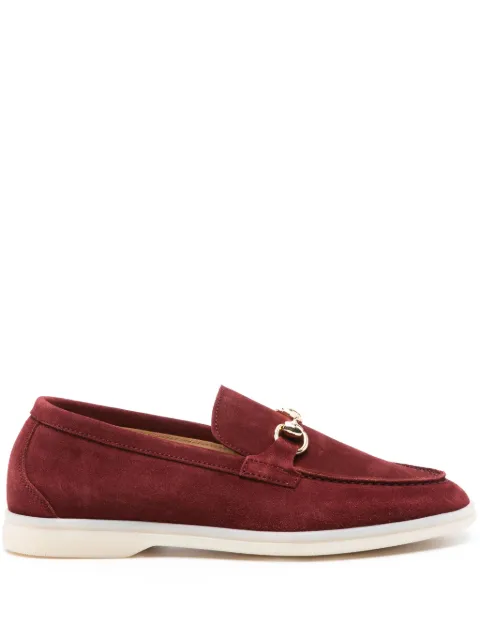Scarosso Lilia suede loafers Red LILIA