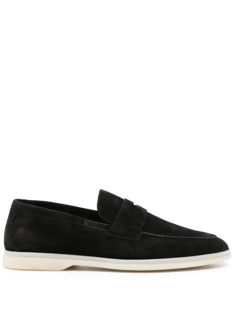 Scarosso Luciano suede loafers Black LUCIANOLOAFBLKSUED