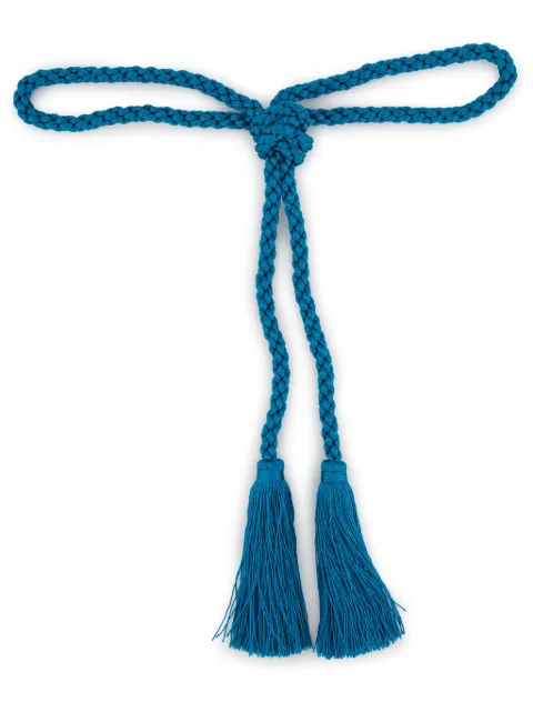PAULA Olivina tasselled rope belt Blue OLIVINA3