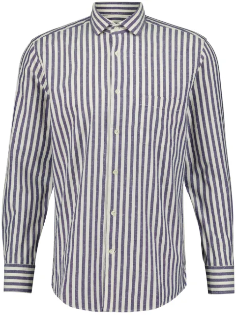 Frescobol Carioca striped cotton shirt Blue 2387683