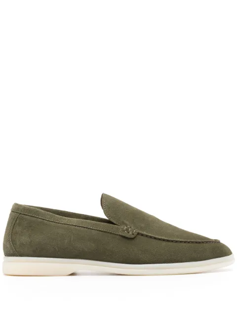 Scarosso Ludovico suede loafers Green LUDOVICOLOAFOGRSUED
