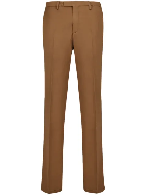 Boglioli stretch-cotton tailored pants Brown 80844QSB3437