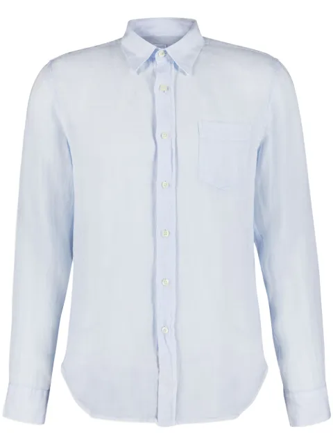 120% Lino linen shirt Blue 31ALIM14250000115