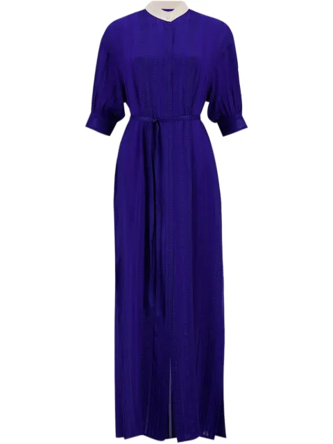 Zeus+Dione silk midi dress Blue CLDR0779