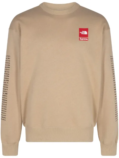 Supreme x The North Face "Khaki" sweatshirt Neutrals SU303