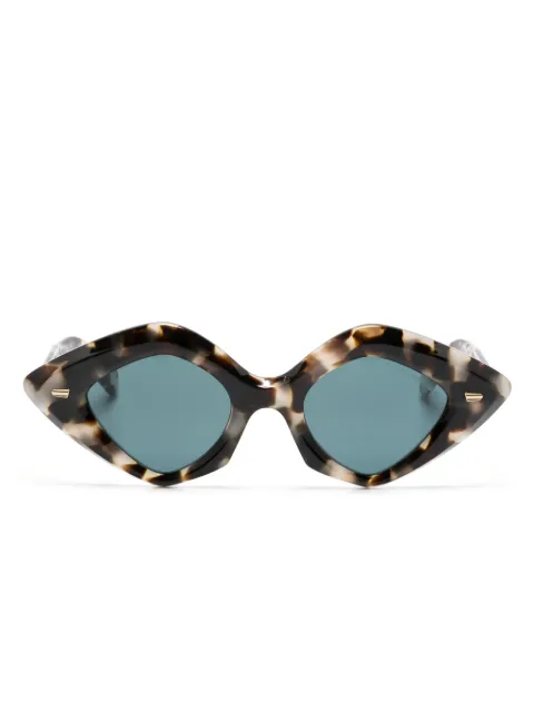 Cutler & Gross tortoiseshell-effect oversize sunglasses Grey CGSN9126