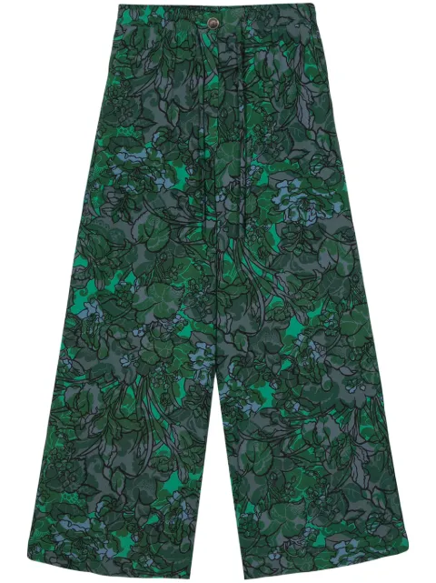 Pierre-Louis Mascia Adanastr wide-leg trousers Green ADANASTRSVPT11094101