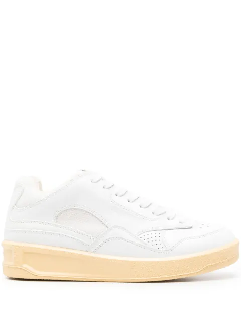 Jil Sander logo-debossed panelled sneakers White J15WS0006P4869