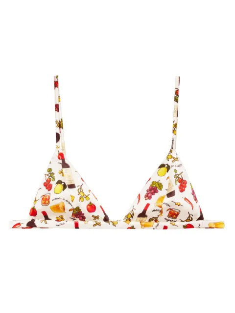 Fleur Du Mal Luxe triangle bra Black BR04250898