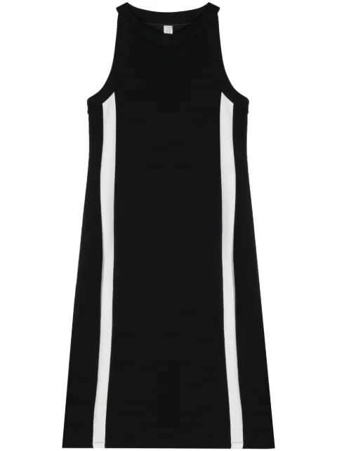 SPANX stripe-detail round-neck dress Black 20616R