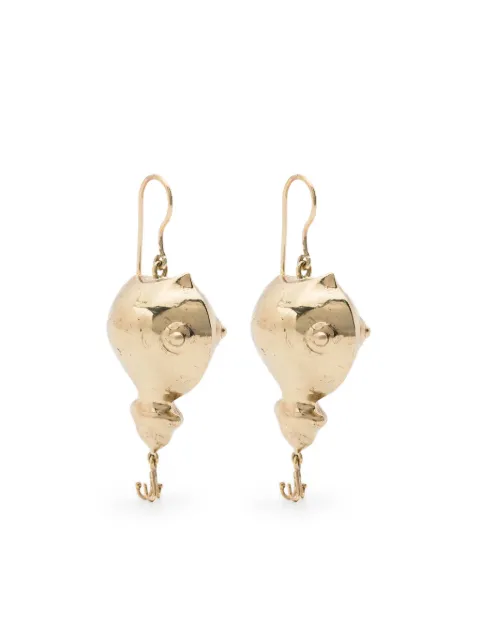 ALEMAIS drop-design earrings Gold 3232A