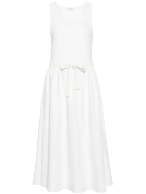 Moncler drawstring-waist midi dress White J10938I0002089AK6