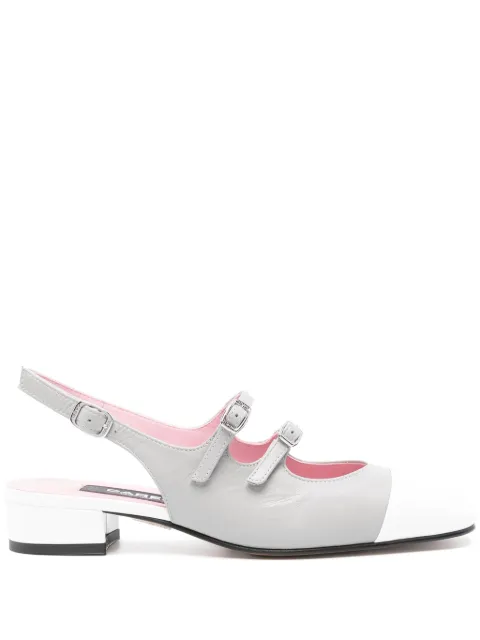 Carel Paris Abricot leather pumps Grey ABRICOT24