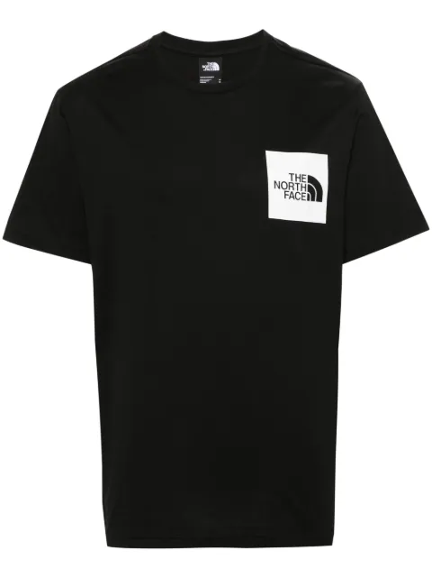 The North Face logo-print cotton T-shirt Black NF0A87ND