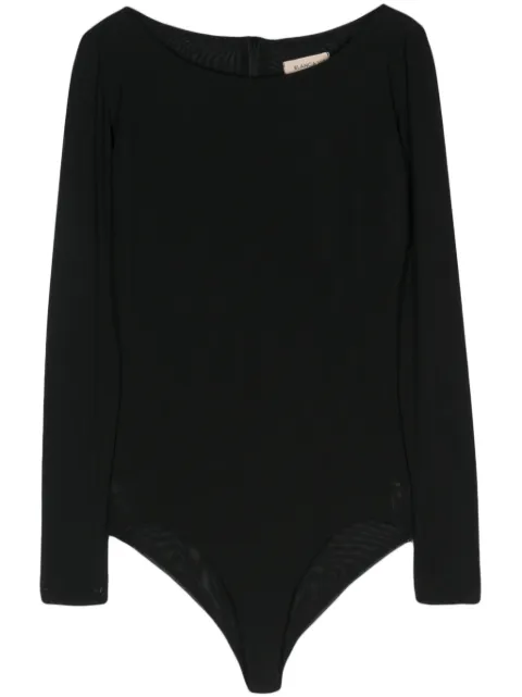 Blanca Vita Brovalli mesh bodysuit Black BROVALLIA6724