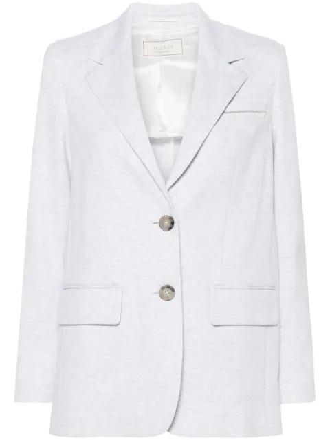 Peserico single-breasted blazer Grey S01118J006904