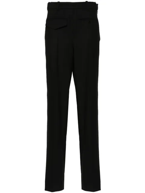 Victoria Beckham twill tapered trousers Black 1224WTR005385C