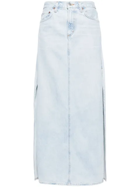 AGOLDE Astrid denim maxi skirt Blue A30571601