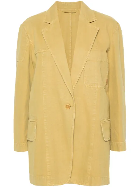 Max Mara Dizzy canvas jacket Yellow 2411041143600