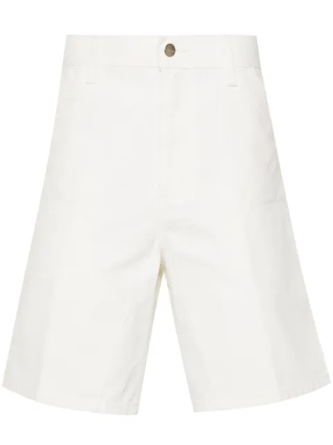 Carhartt WIP Double Knee cotton shorts White I033118