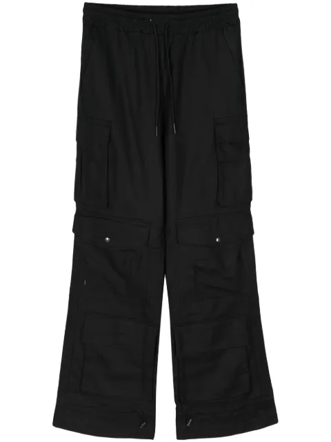 Mauna Kea straight-leg cotton cargo trousers Black MKP279