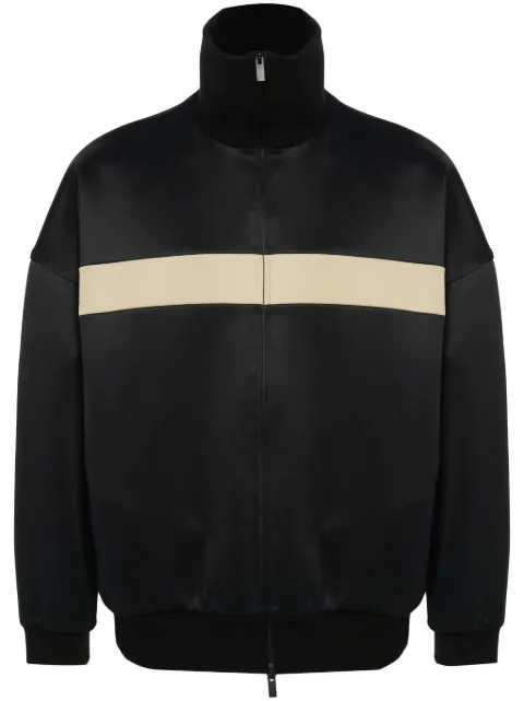 Fear Of God striped zipped jacket Black FG830029NEO