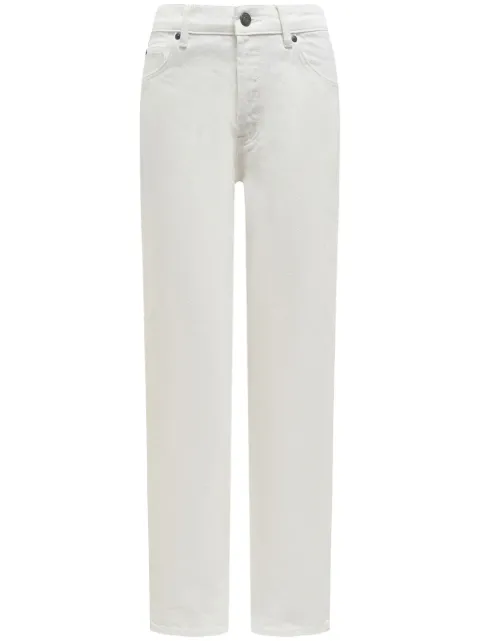 12 STOREEZ 324 straight-leg jeans White 124690