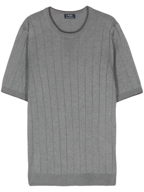 Barba ribbed-knit silk jumper Grey 2351043516